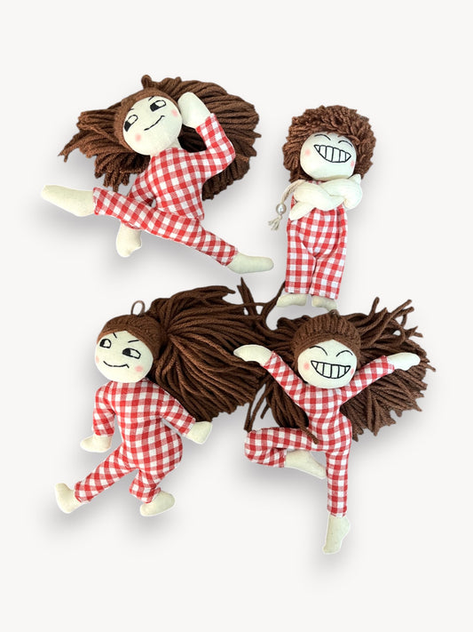 Handcrafted Dancing Buddy Bag Charm