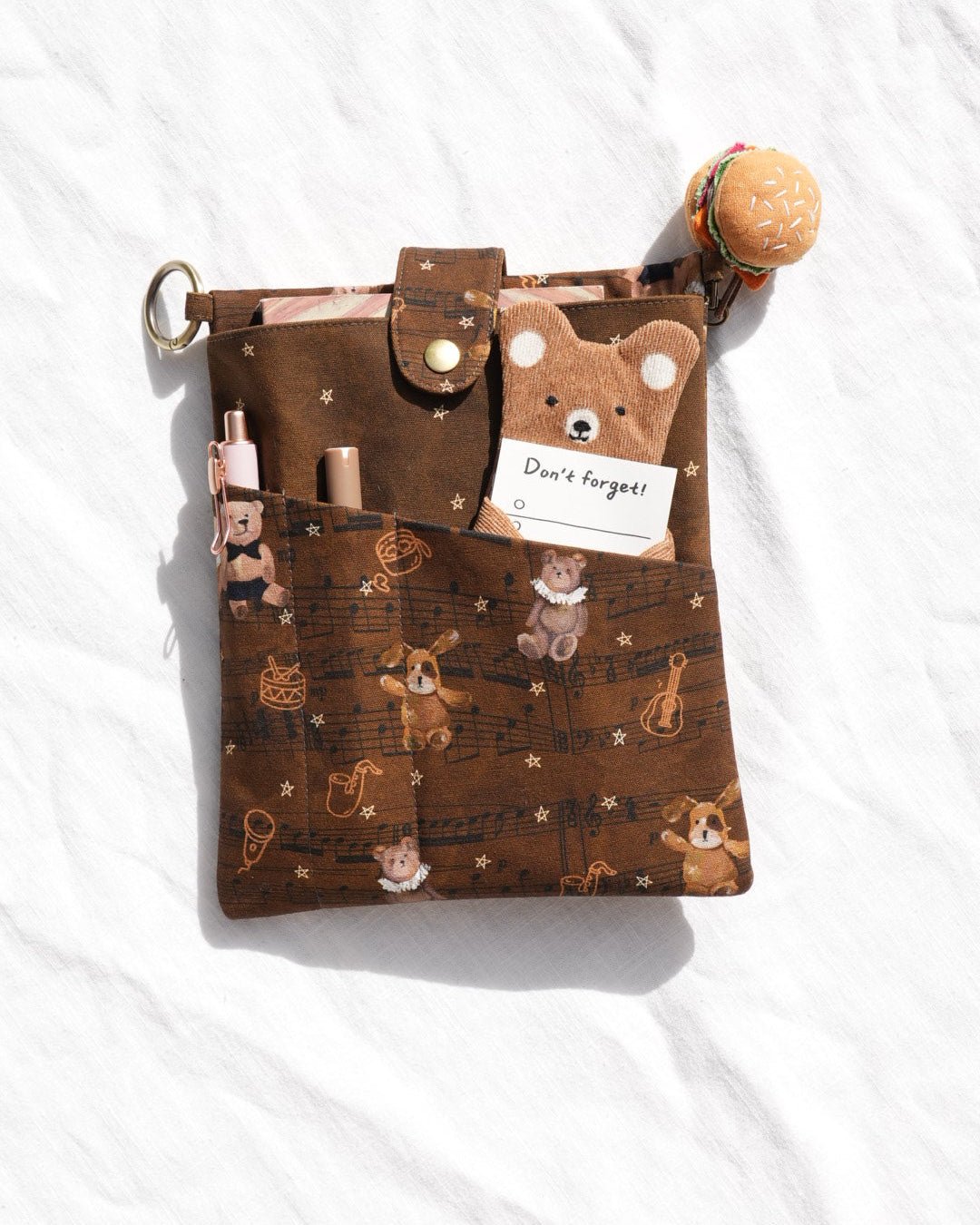 A5 Book & Journal Sleeve – Warm Brown Collection (Charms Sold Separately) | Preorder - Made by Frey