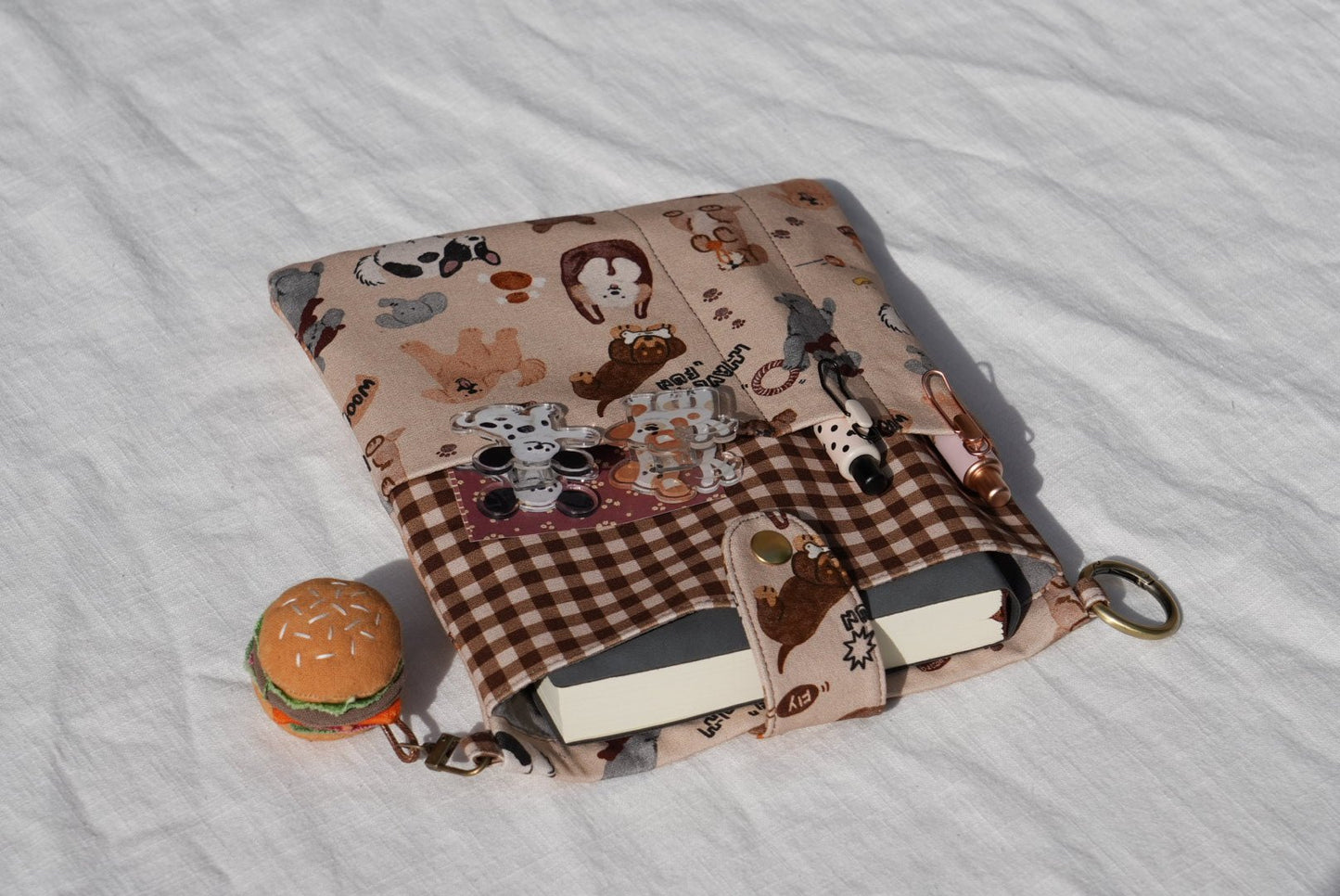 A5 Book & Journal Sleeve – Warm Brown Collection (Charms Sold Separately) | Preorder - Made by Frey