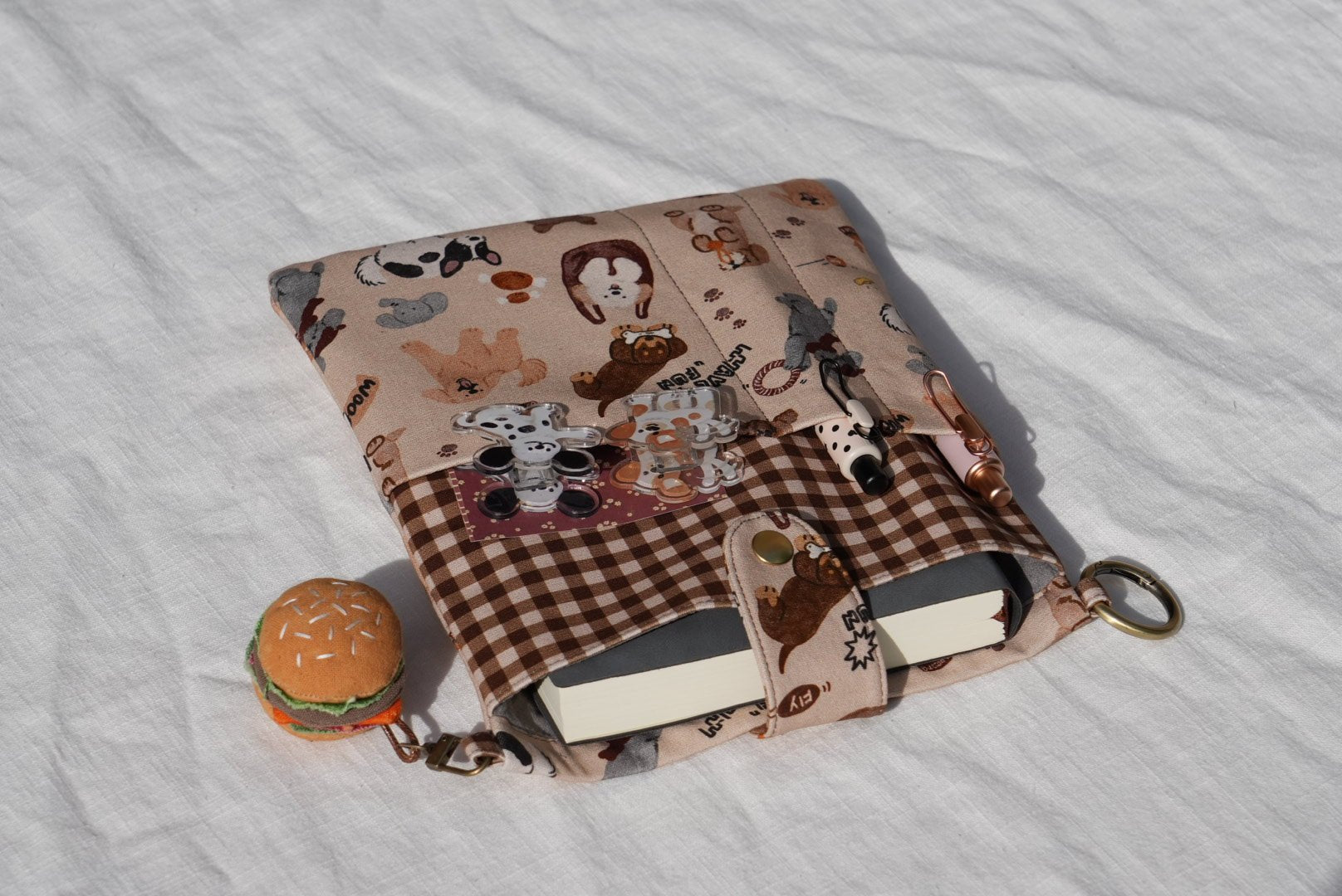 A5 Book & Journal Sleeve – Warm Brown Collection (Charms Sold Separately) | Preorder - Made by Frey
