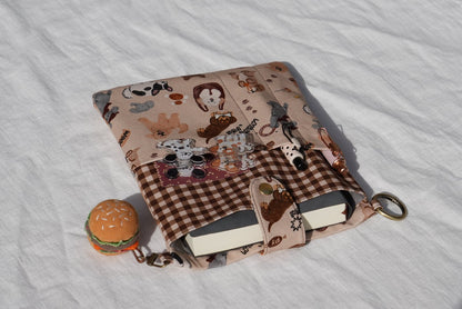 A5 Book & Journal Sleeve – Warm Brown Collection (Charms Sold Separately) | Preorder - Made by Frey