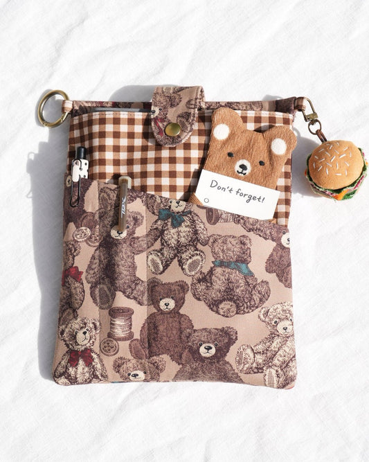 A5 Book & Journal Sleeve – Warm Brown Collection (Charms Sold Separately) | Preorder - Made by Frey