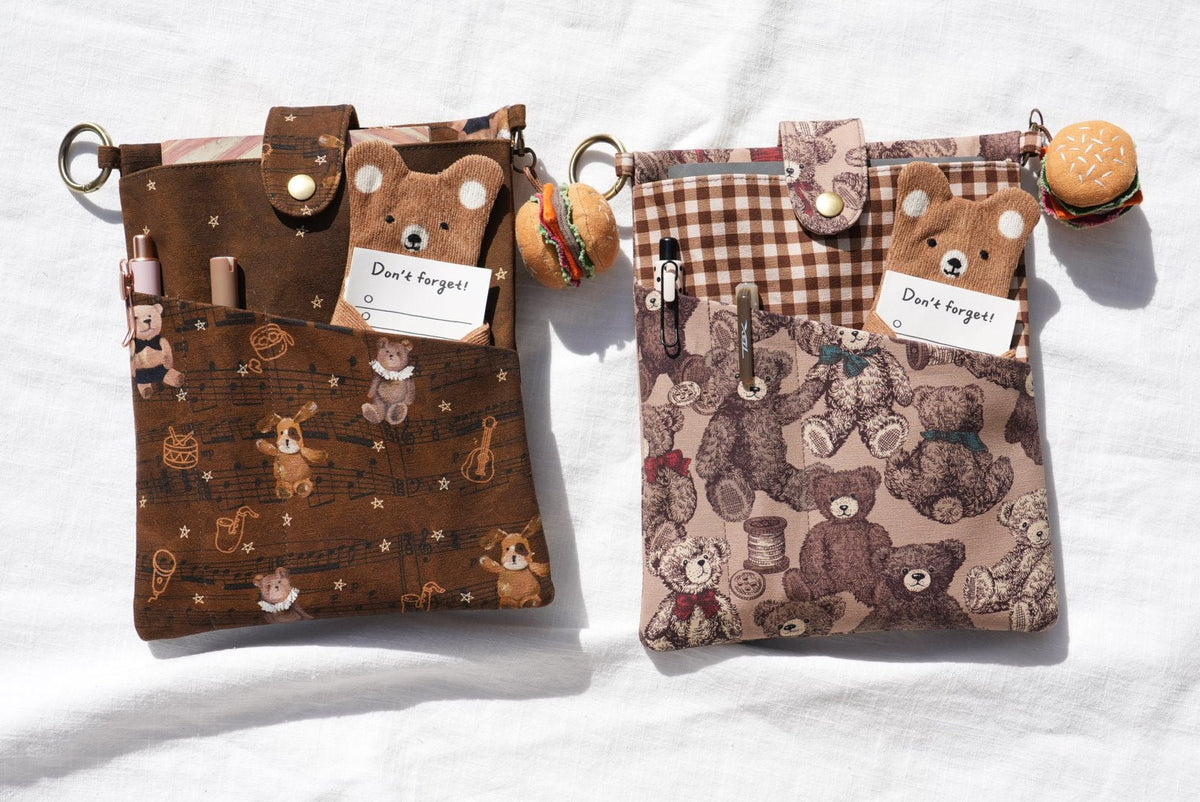 A5 Book & Journal Sleeve – Warm Brown Collection (Charms Sold Separately) | Preorder - Made by Frey