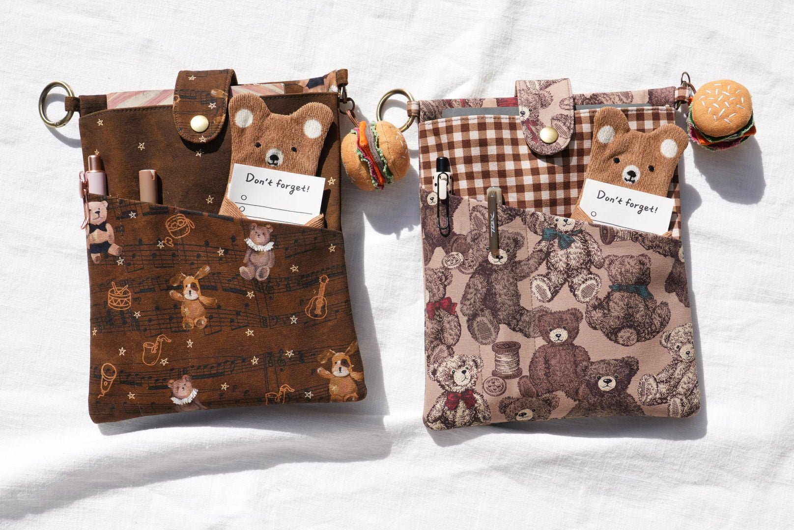 A5 Book & Journal Sleeve – Warm Brown Collection (Charms Sold Separately) | Preorder - Made by Frey