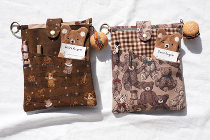 A5 Book & Journal Sleeve – Warm Brown Collection (Charms Sold Separately) | Preorder - Made by Frey