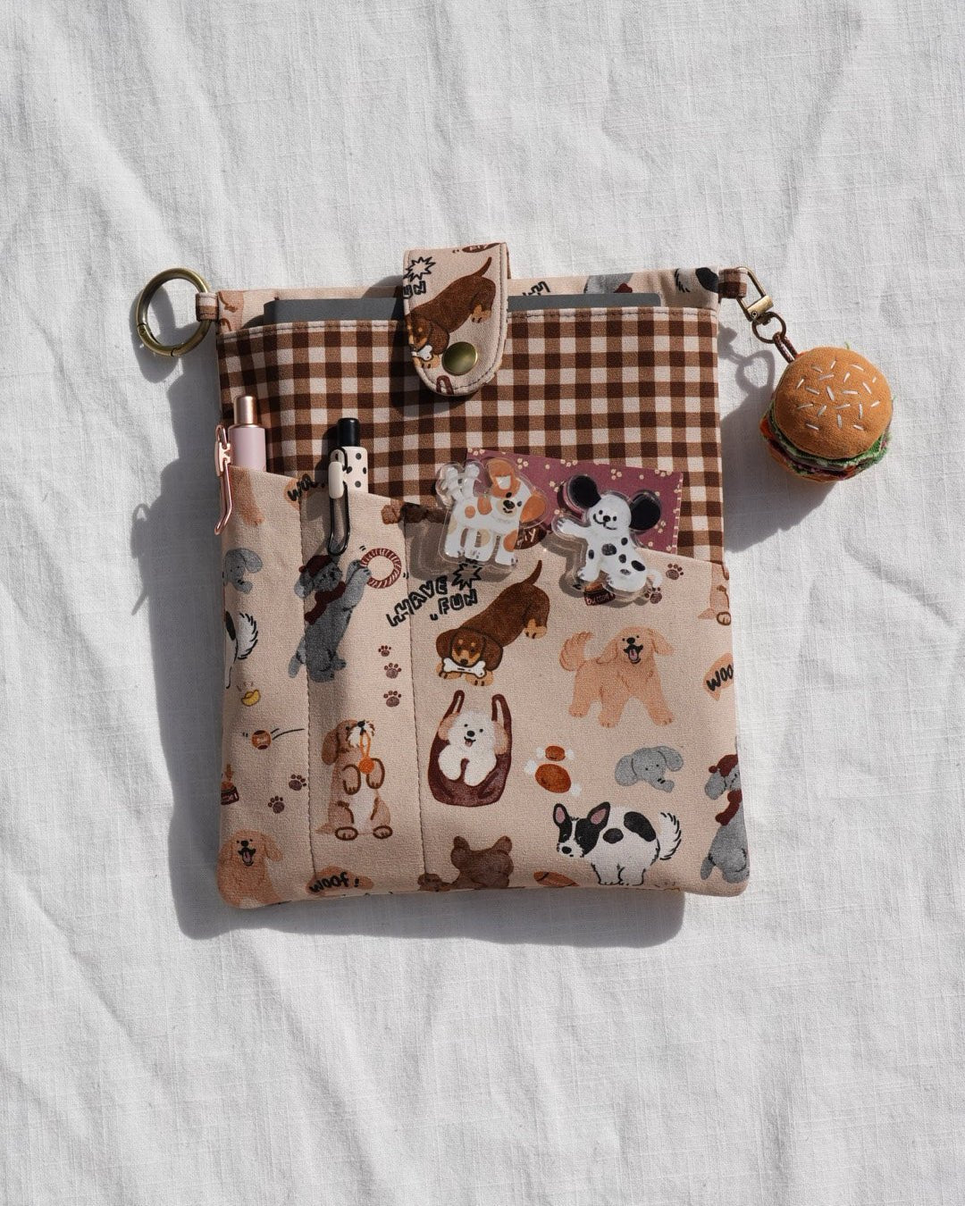 A5 Book & Journal Sleeve – Warm Brown Collection (Charms Sold Separately) | Preorder - Made by Frey