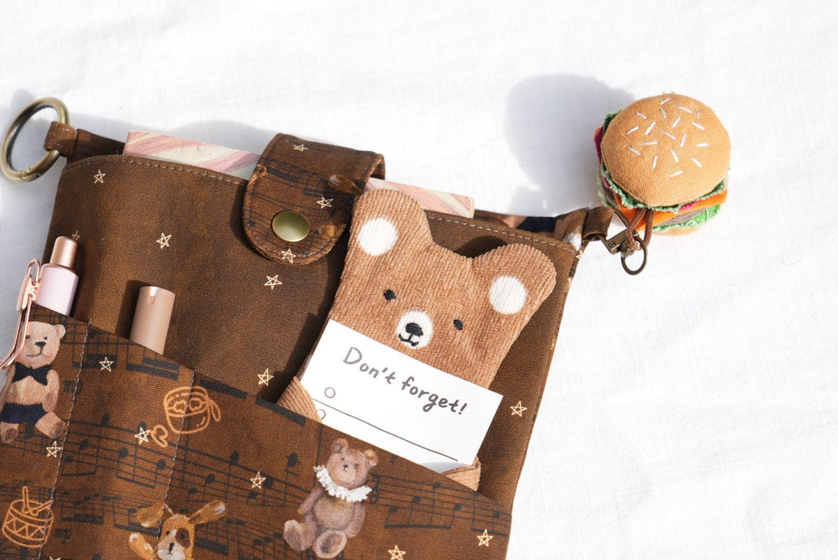 A5 Book & Journal Sleeve – Warm Brown Collection (Charms Sold Separately) | Preorder - Made by Frey