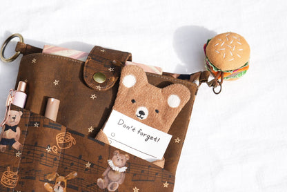 A5 Book & Journal Sleeve – Warm Brown Collection (Charms Sold Separately) | Preorder - Made by Frey