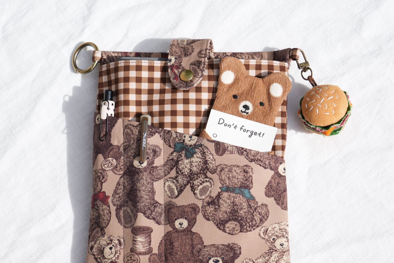 A5 Book & Journal Sleeve – Warm Brown Collection (Charms Sold Separately) | Preorder - Made by Frey