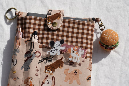 A5 Book & Journal Sleeve – Warm Brown Collection (Charms Sold Separately) | Preorder - Made by Frey