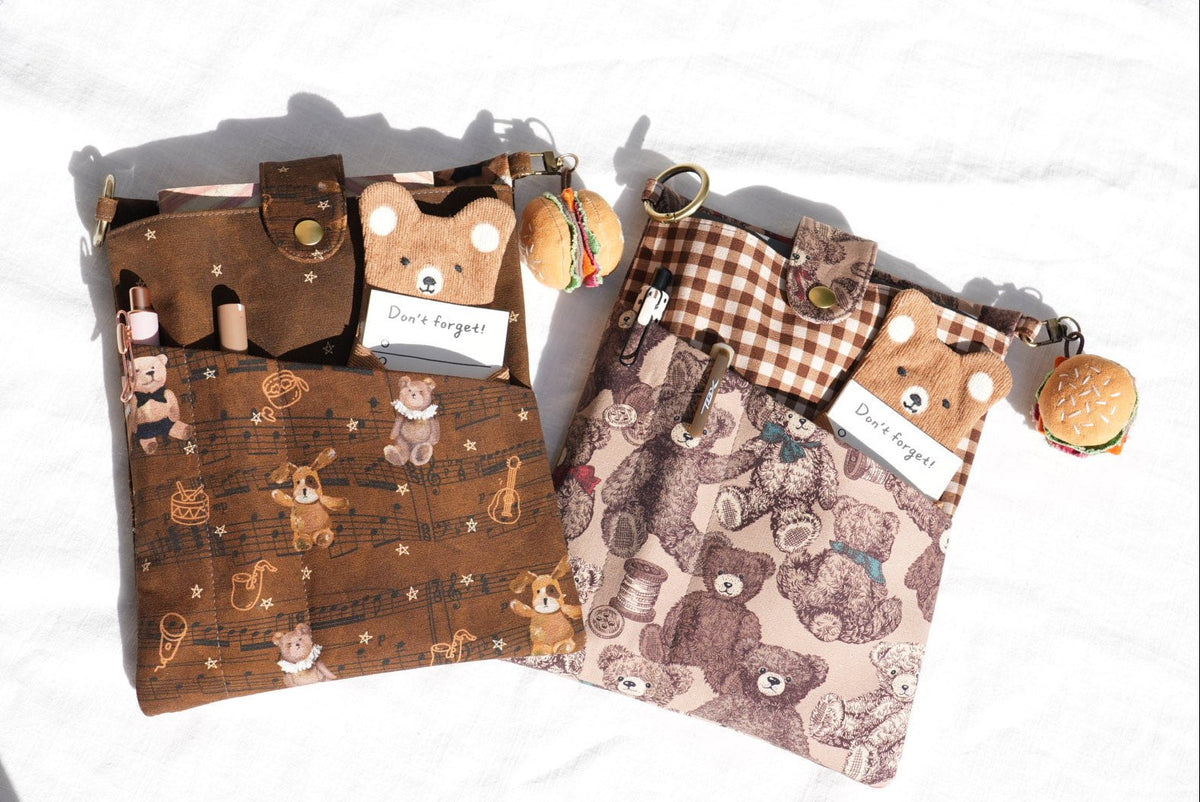 A5 Book & Journal Sleeve – Warm Brown Collection (Charms Sold Separately) | Preorder - Made by Frey