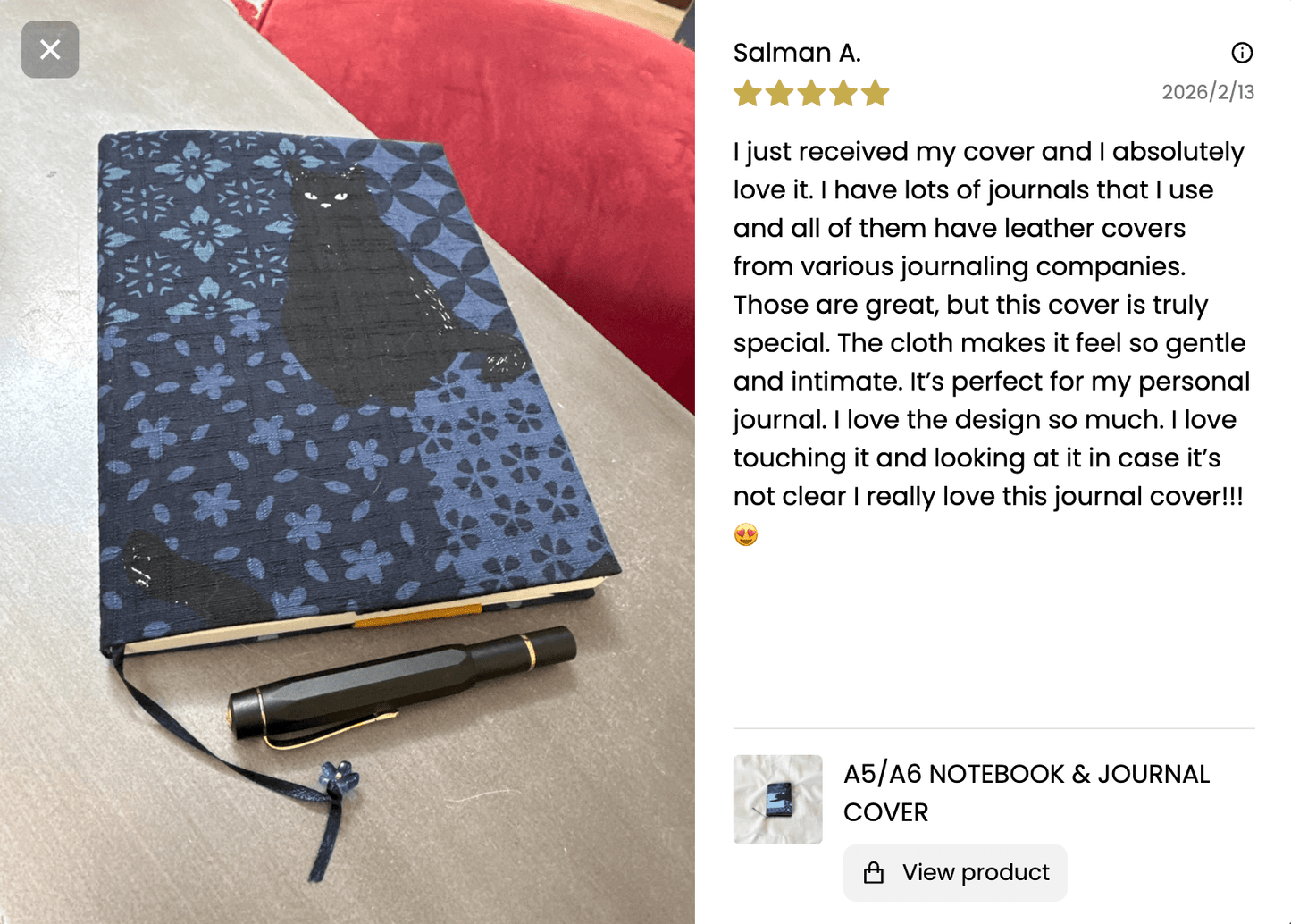 A5/A6 Notebook & Journal Cover - Made by Frey