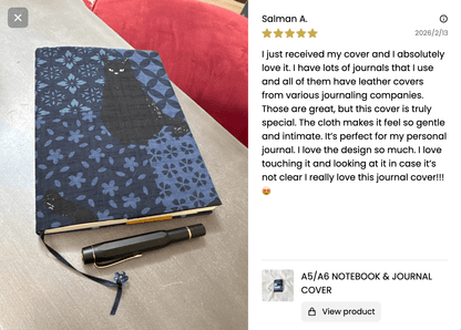 A5/A6 Notebook & Journal Cover - Made by Frey