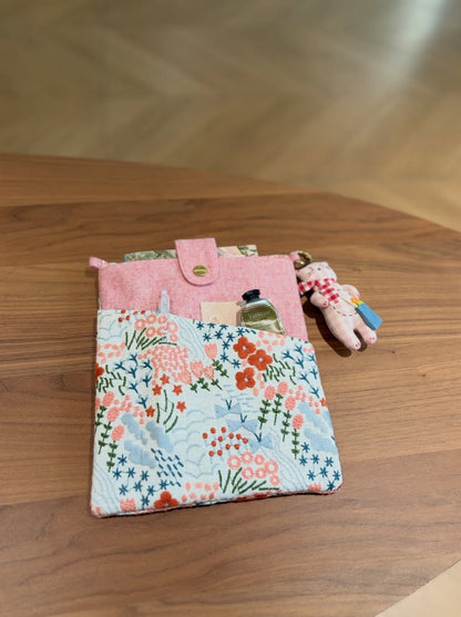 All-in-One Book Sleeve with Pocket | Fits iPad & A5 Journals - Made by Frey