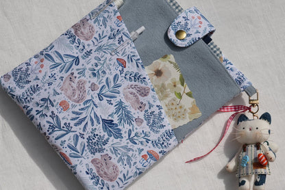 Animal Print Book & Journal Sleeve with Pocket - Made by Frey