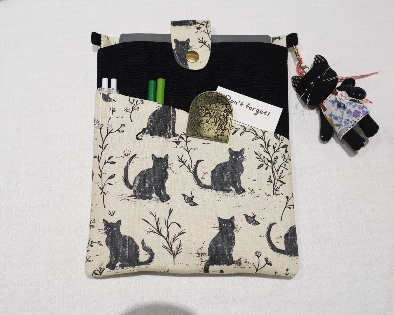 Animal Print Book & Journal Sleeve with Pocket - Made by Frey