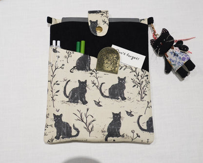 Animal Print Book & Journal Sleeve with Pocket - Made by Frey