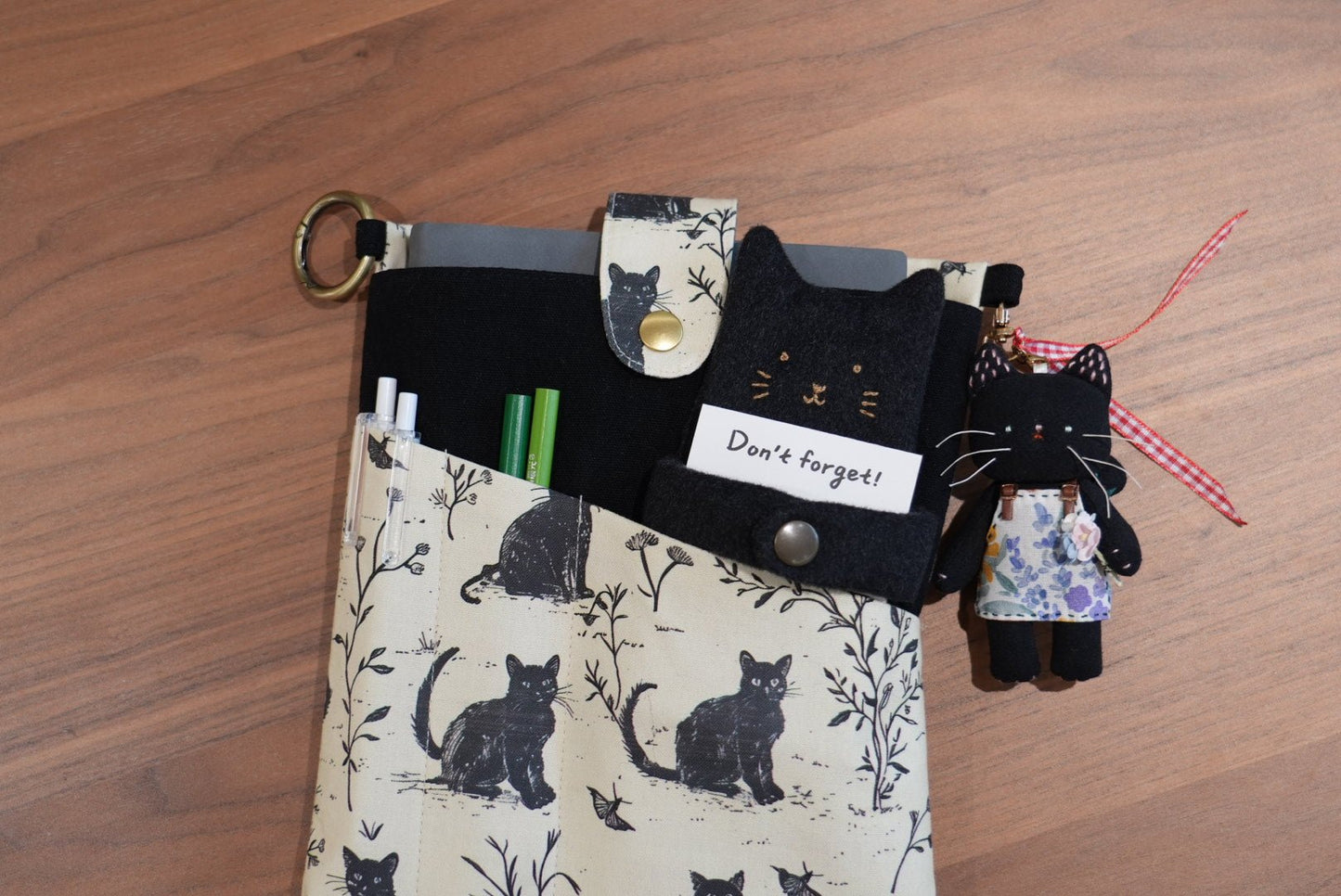 Animal Print Book & Journal Sleeve with Pocket - Made by Frey
