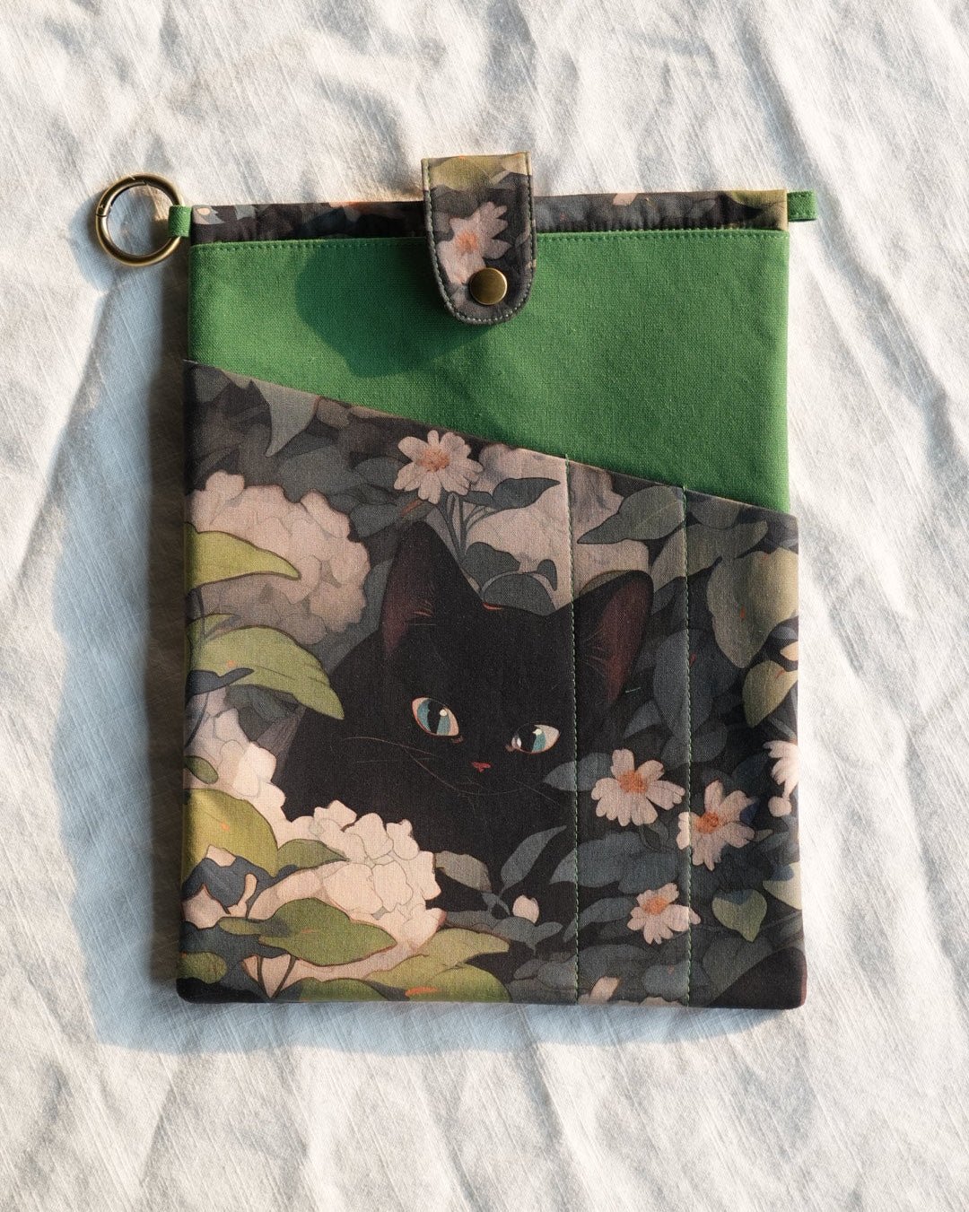 Animal Print Book & Journal Sleeve with Pocket (Charms Sold Separately) - Made by Frey