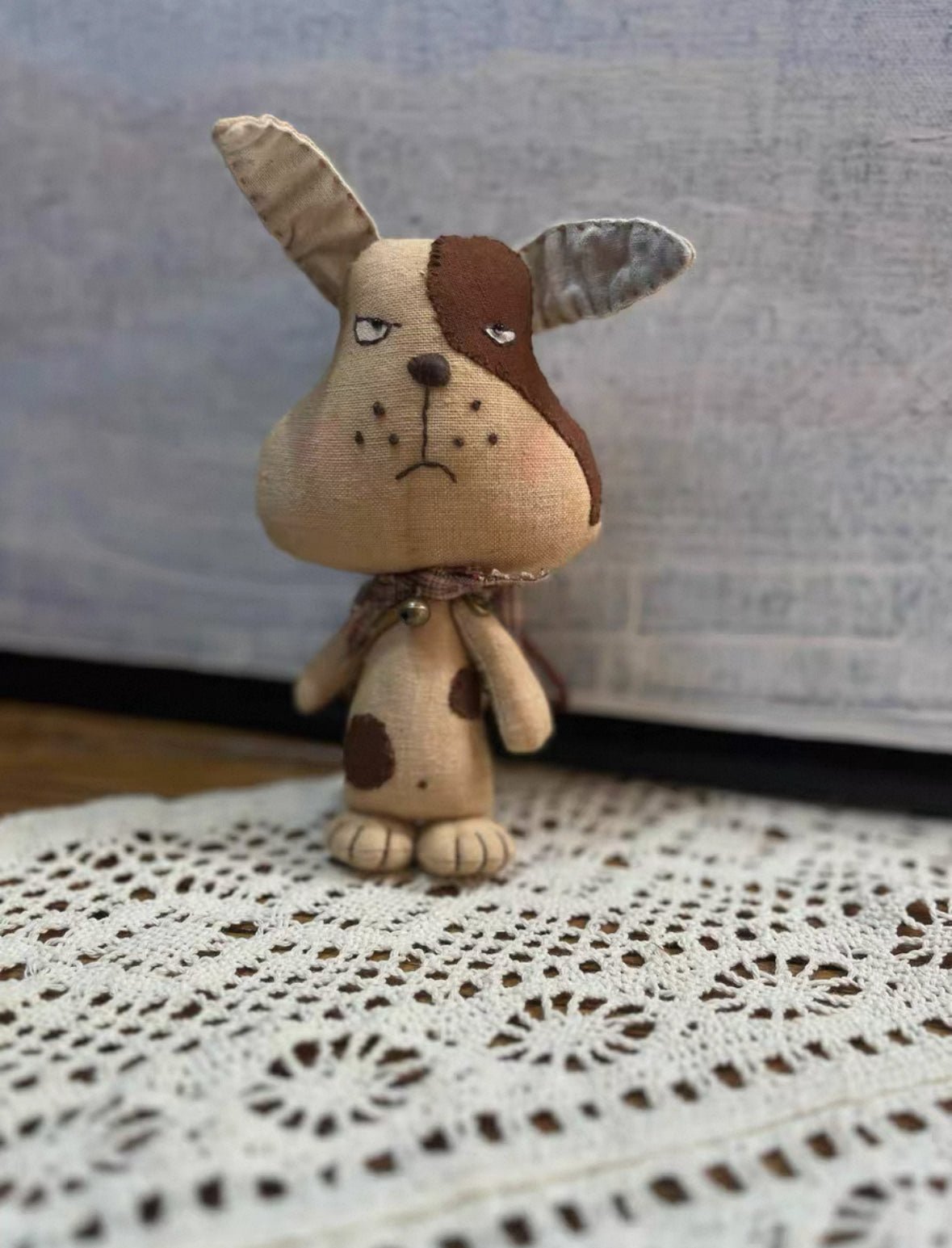 Big, Bold, Grumpy Cat/Dog Bag Charm - Made by Frey