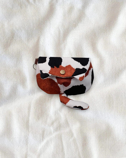 Calico Cat Bag Charm Mini Pouch - Made by Frey