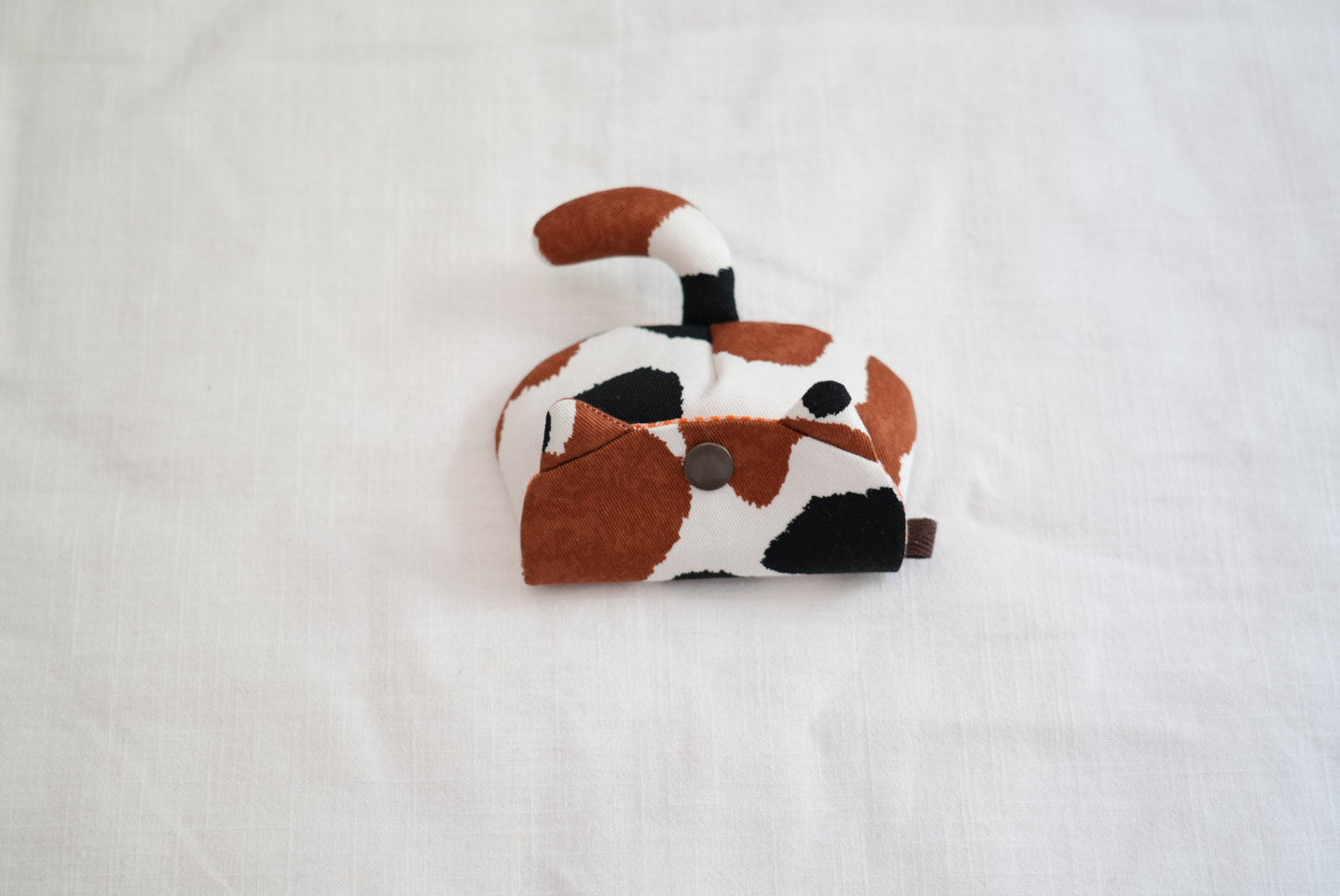 Calico Cat Pouch /Bag Charm - Made by Frey