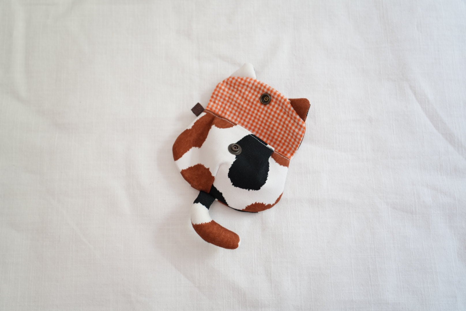 Calico Cat Pouch /Bag Charm - Made by Frey