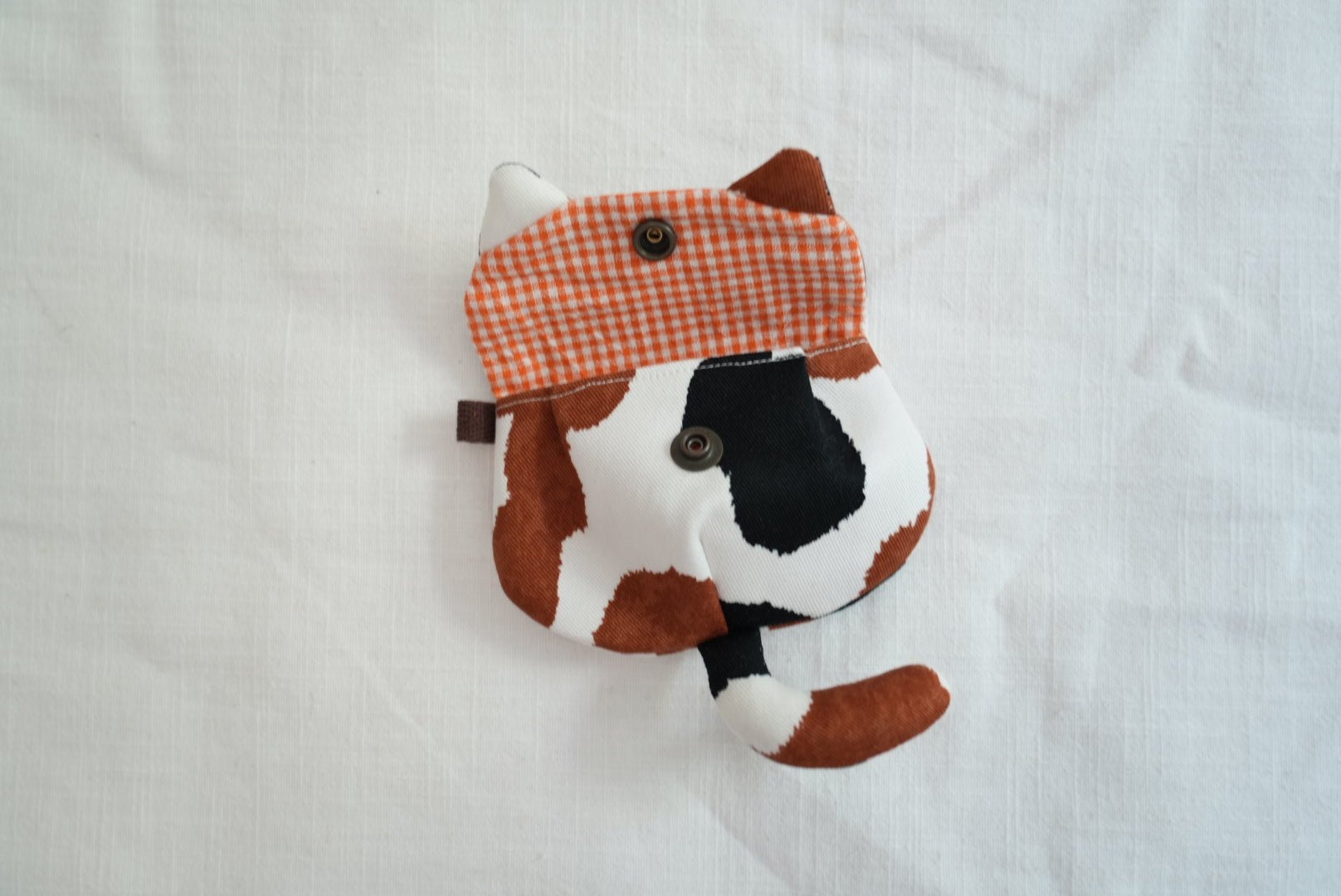 Calico Cat Pouch /Bag Charm - Made by Frey