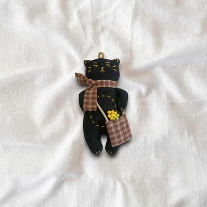 Cat Bag Charm & Necklace - Made by Frey