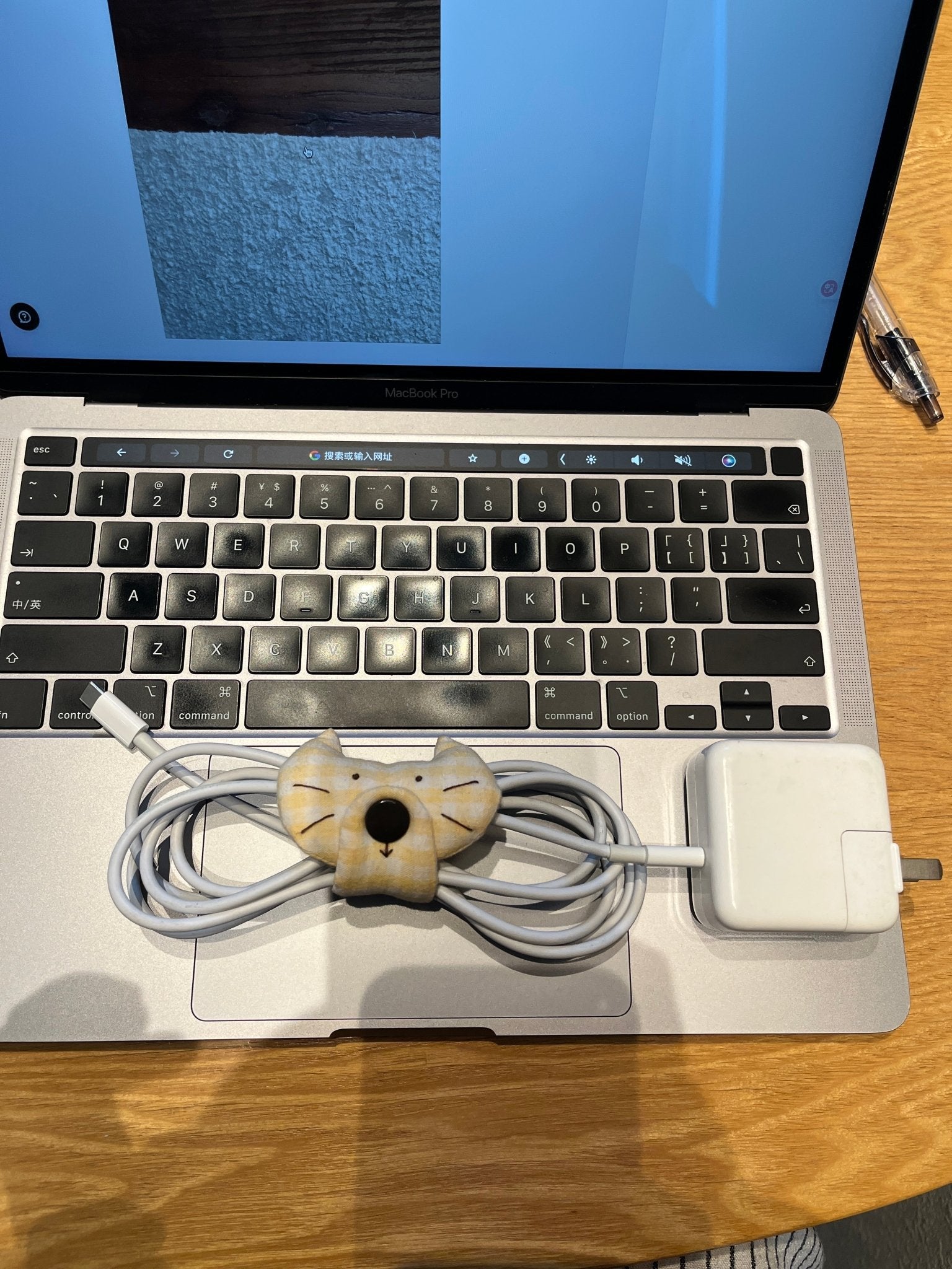 Cat Cable Keeper – Hand - Stitched Organizer - Made by Frey
