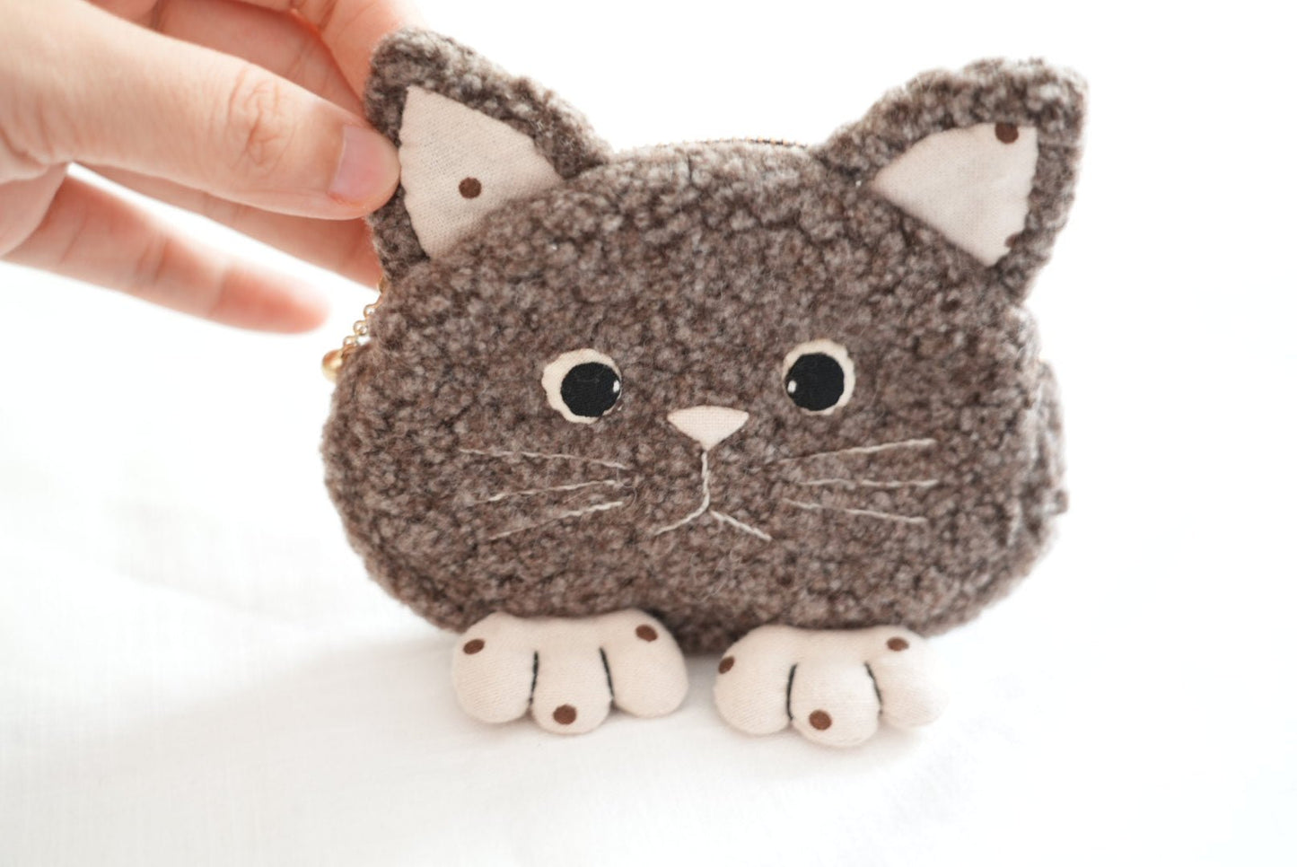 Cat Coin Pouch with Paws - Made by Frey