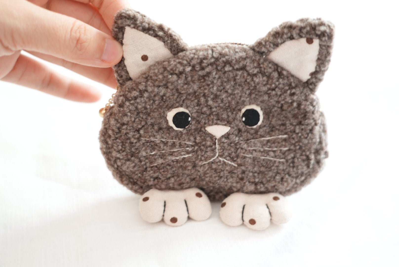 Cat Coin Pouch with Paws - Made by Frey