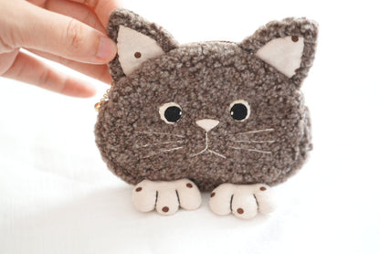 Cat Coin Pouch with Paws - Made by Frey