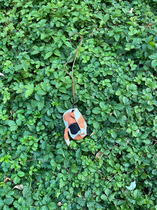 Cat Neck Pouch & Bag Charm - Made by Frey