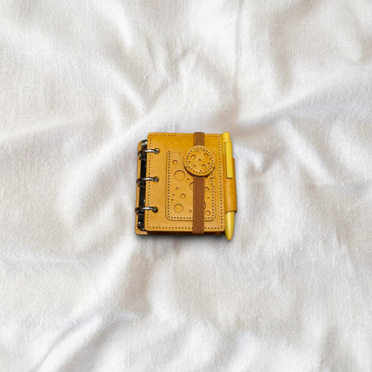 Cheese Leather Notebook - Made by Frey