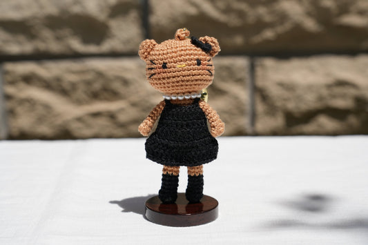 Crochet Kitty Charm (Limited handmade edition) - Made by Frey
