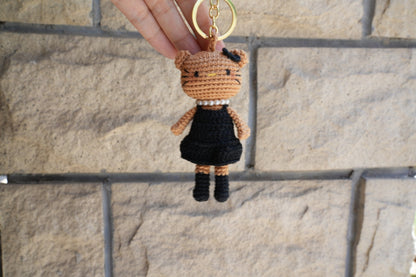 Crochet Kitty Charm (Limited handmade edition) - Made by Frey