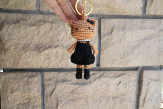 Crochet Kitty Charm (Limited handmade edition) - Made by Frey