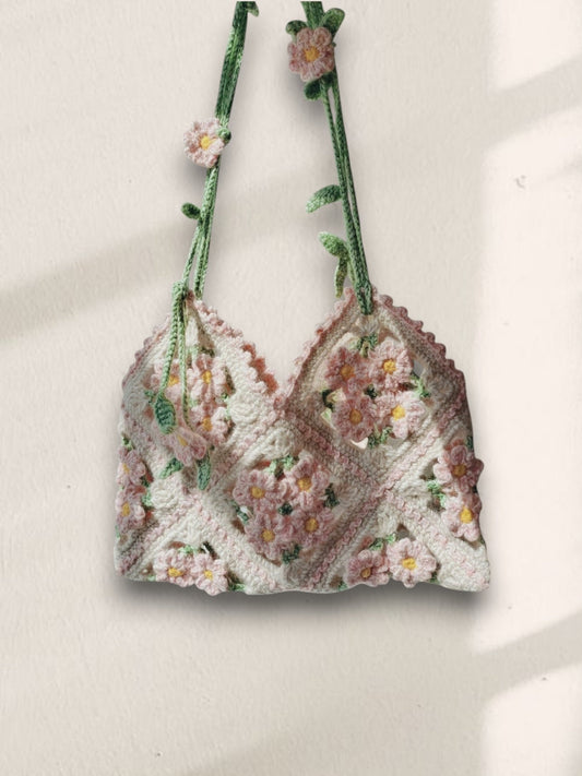 Crochet Shoulder Bag - Made by Frey
