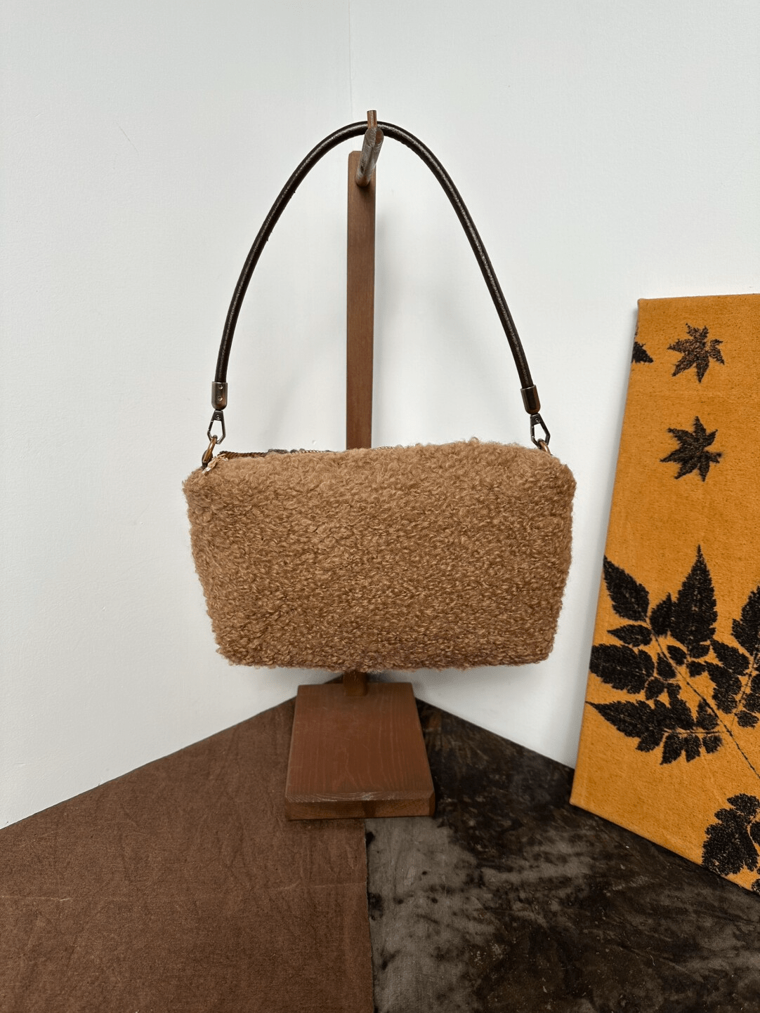 Earth - Toned Patchwork Multi - Carry Shoulder Bag - Made by Frey