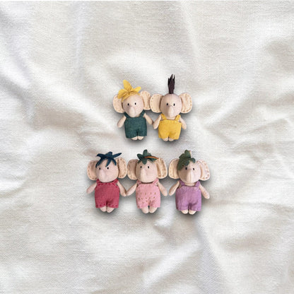Fruit Elephant Charm Set - Made by Frey