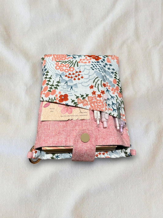 Functional Embroidered Book Sleeve - Made by Frey
