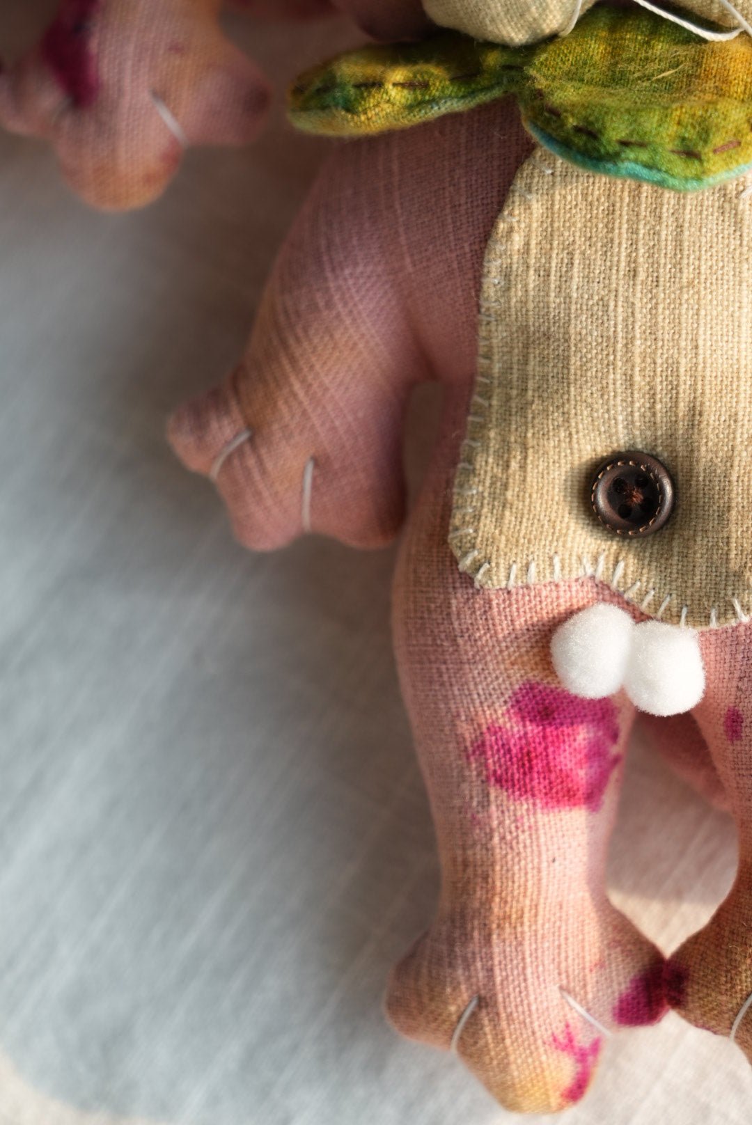 Handmade Black Tomcat Bag Charm – Rotating Head & Removable Collar - Made by Frey