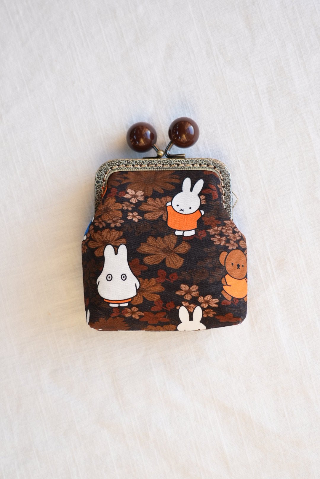 Handmade Kiss-Lock Pouch - Made by Frey