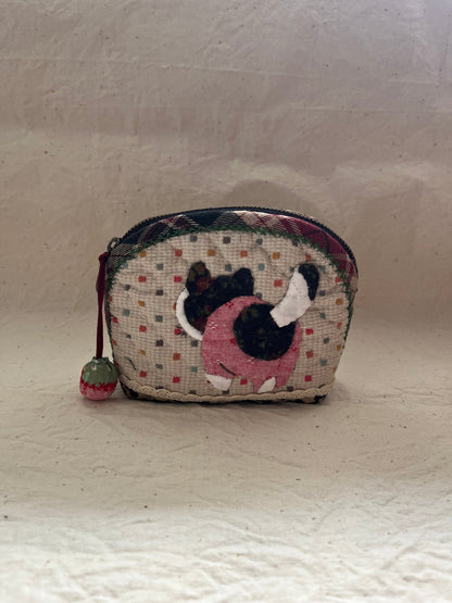 Hand‑Sewn Patchwork Coin Purse (One‑Off Piece) - Made by Frey