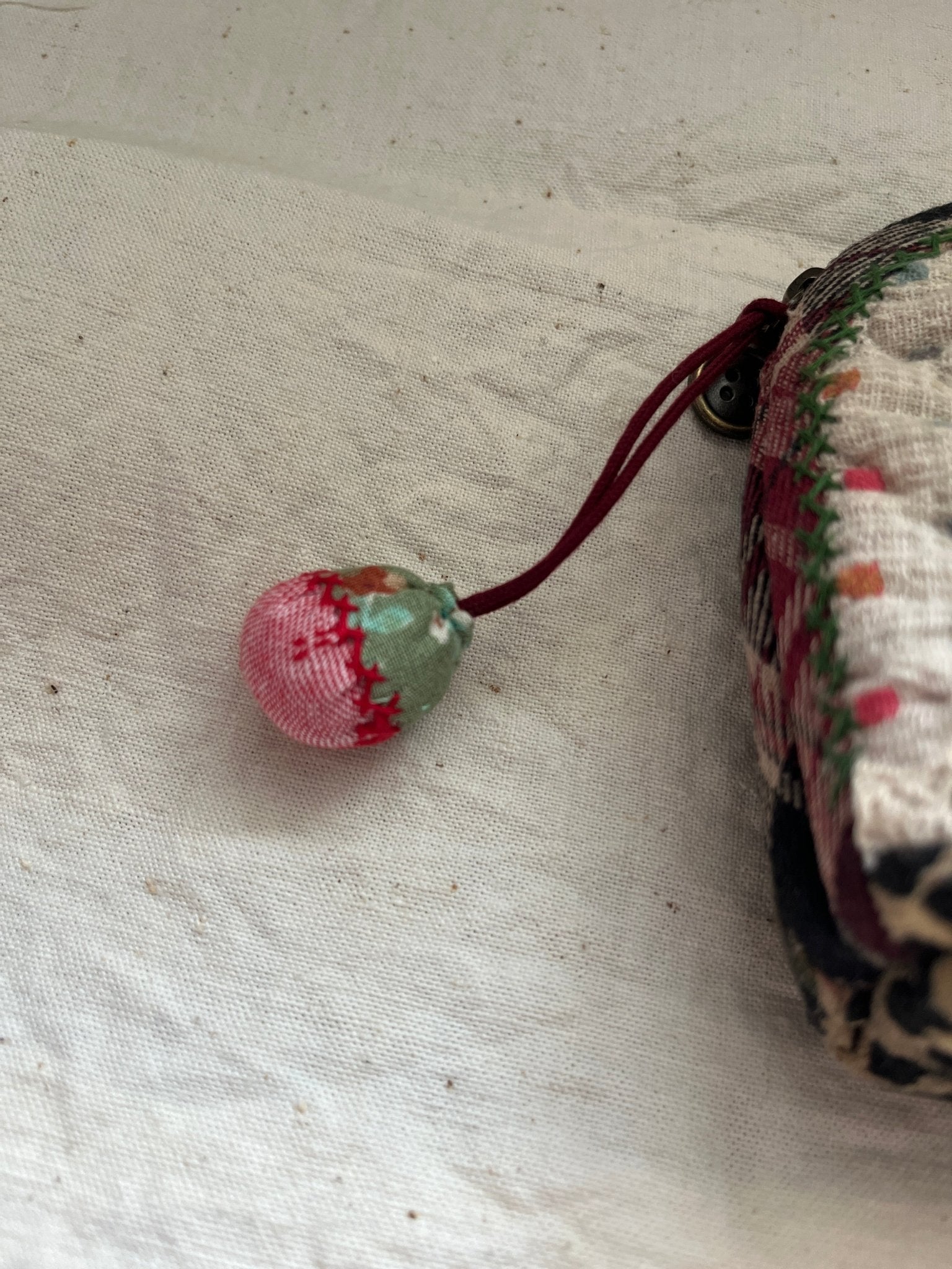 Hand‑Sewn Patchwork Coin Purse (One‑Off Piece) - Made by Frey
