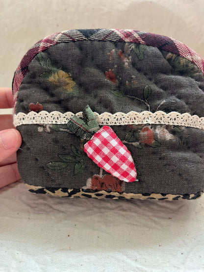 Hand‑Sewn Patchwork Coin Purse (One‑Off Piece) - Made by Frey