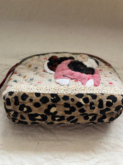 Hand‑Sewn Patchwork Coin Purse (One‑Off Piece) - Made by Frey