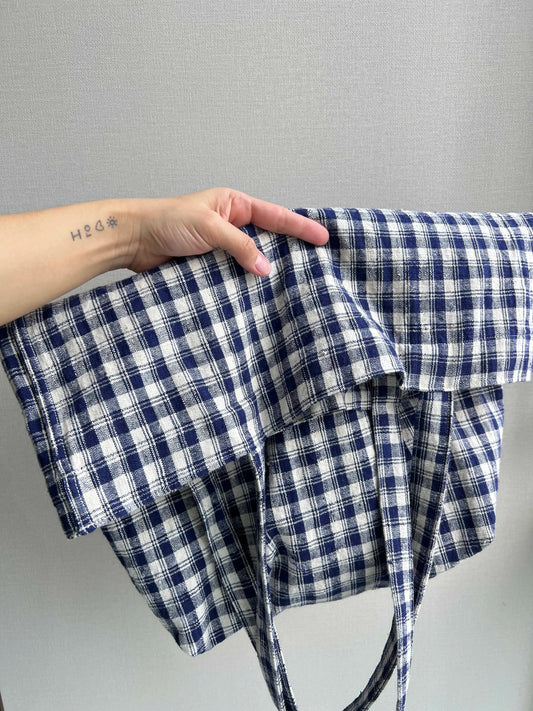 Handwoven Plaid Tote （2 - Piece Set） - Made by Frey