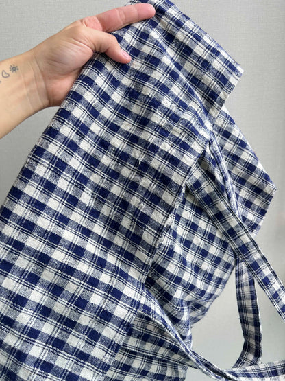 Handwoven Plaid Tote （2 - Piece Set） - Made by Frey